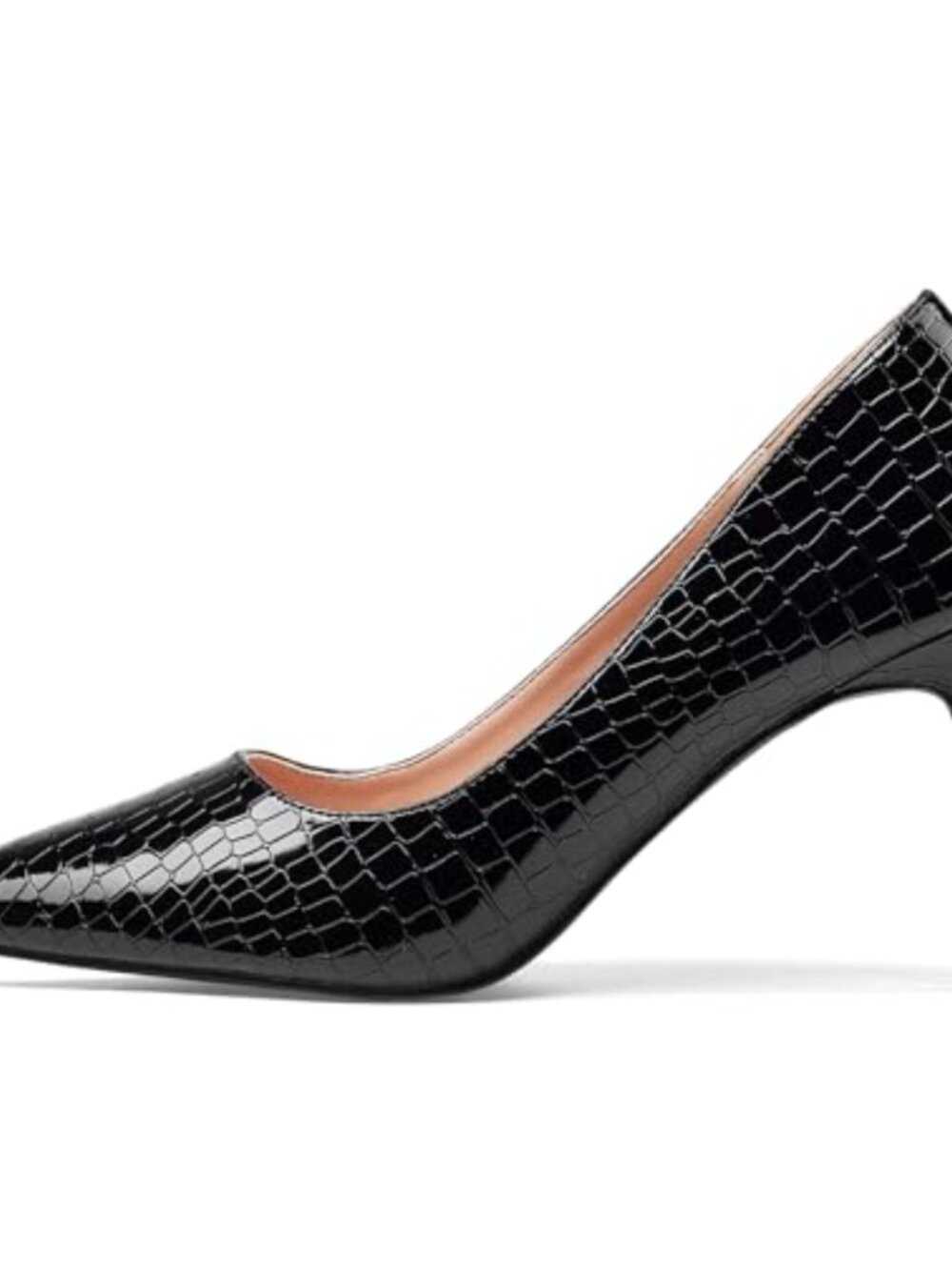 Women's Pointed Toe Stiletto Heel Pumps 3 Inch Slip-On Wedding Prom Dress Shoes